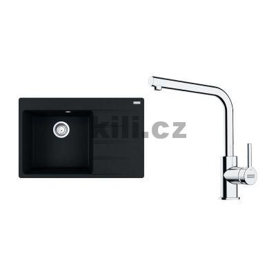 V�ce informac� o v�robku Set G251O d�ez  CNG 611-78 TL/2 onyx 3 1/2", odkap�vac� plocha vpravo + baterie FS 3230.031 LINA SMART chrom