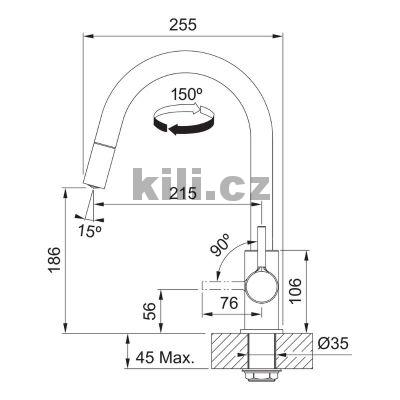 Set G254M� d�ez MRG 610 - 52 RTL matn� �ern� + baterie FS 3229.031 LINA NEW chrom