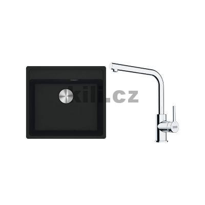 V�ce informac� o v�robku Set G255M� d�ez MRG 610-52 RTL matn� �ern� + baterie FS 3230.031 LINA SMART chrom