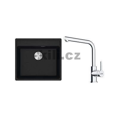 V�ce informac� o v�robku Set G255O d�ez MRG 610-52 RTL onyx + baterie FS 3230.031 LINA SMART chrom