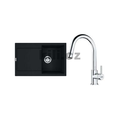 V�ce informac� o v�robku Set G258M� d�ez MRG 611 matn� �ern� + baterie FS 3229.031 LINA NEW chrom