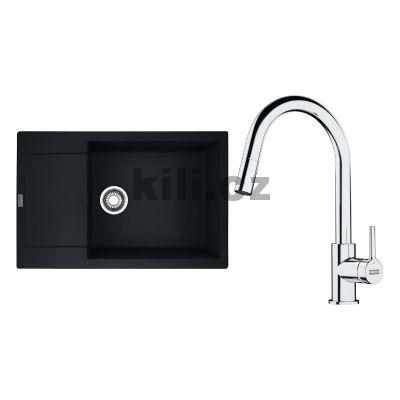 V�ce informac� o v�robku Set G260M� d�ez MRG 611-78 BB matn� �ern�  + baterie FS 3229.031 LINA NEW Chrom