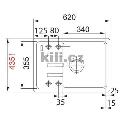 Set G265M� d�ez BSG 611-62 matn� �ern� + baterie FP 9000.031 POLA chrom