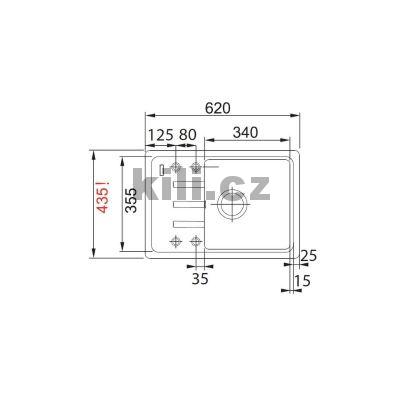 Set G265O d�ez BSG 611-62 onyx + baterie FP 9000.031 chrom