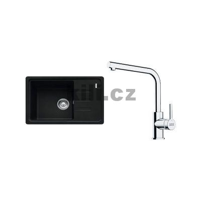 V�ce informac� o v�robku Set G266M� d�ez BSG 611-62 matn� �ern� + baterie FS 3230.031 LINA SMART chrom