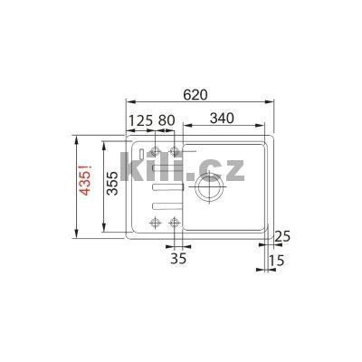 Set G266M� d�ez BSG 611-62 matn� �ern� + baterie FS 3230.031 LINA SMART chrom