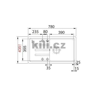 Set G268M� d�ez BSG 611-78/39 matn� �ern� + baterie FS 3230.031 LINA SMART chrom