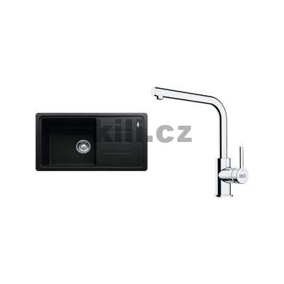 V�ce informac� o v�robku Set G268O d�ez BSG 611-78/39 onyx + baterie FS 3230.031 LINA SMART chrom