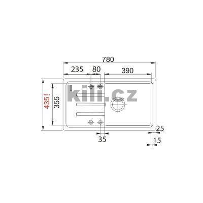 Set G268�K d�ez BSG 611-78/39 �ed� k�men + baterie FS 3230.031 LINA SMART chrom