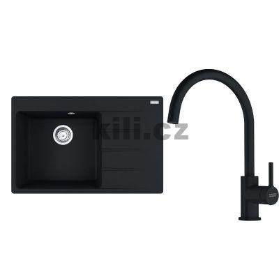 V�ce informac� o v�robku Set G272M� d�ez  CNG 611-78 TL/2 matn� �ern�  3 1/2" odkap�vac� plocha vpravo + baterie FC 6018.901