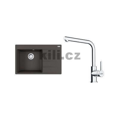 V�ce informac� o v�robku Set G251 �B CNG 611-78 TL/2 �ed� b�idlice, odkap�vac� plocha vpravo + baterie FS 3230.031