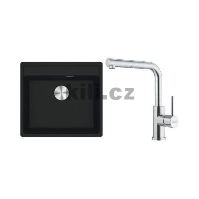 Set SETG298M�, d�ez MRG 610-52 RTL, 3 1/2" �ern� mat + baterie FC 6986.501 SMART GLENDA celonerez