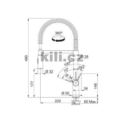 Baterie FN 6993 FOX PRO chrom leskl�