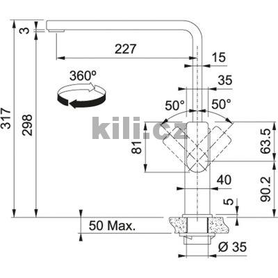 Baterie FC 7852.502 MYTHOS celonerez �ern� mat