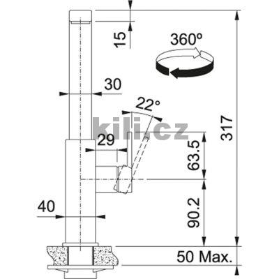 Baterie FC 7852.502 MYTHOS celonerez �ern� mat
