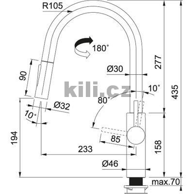 Baterie FC 5968.901 �ern� matn� se sprchou
