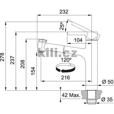 Baterie FP 0131.031 CENTRO chrom