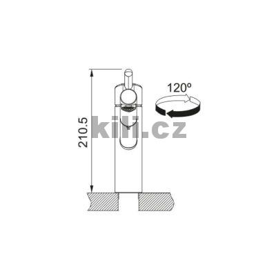 Baterie FC 3055.031 ORBIT chrom