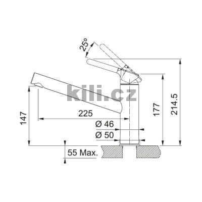 Baterie FC 3054.071 ORBIT chrom/onyx
