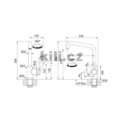 Baterie FS 2847.901 LINA, matn� �ern�