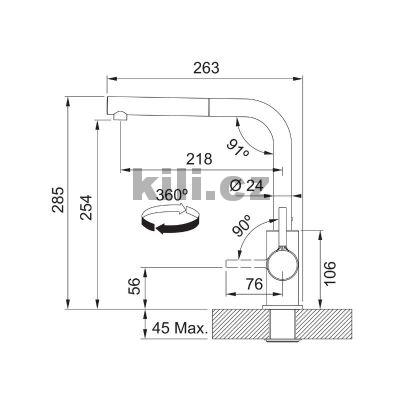 Baterie FS 3235.082 LINA SMART, sahara, s vytahovac� koncovkou