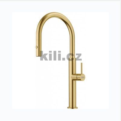 Baterie FC 4169.504 PESCARA celonerez, zlat� s vytahovac� koncovkou se sprchou