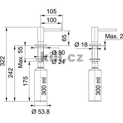 D�vkova� sapon�tu ACTIVE b�l� mat