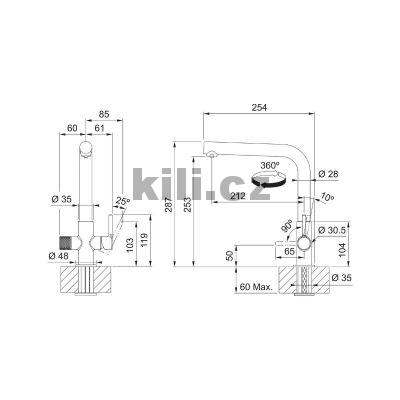 Baterie FC 3077.901 LINA CLEAR WATER matn� �ern�