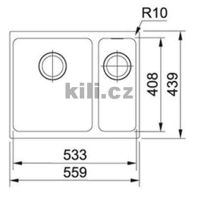 D�ez SID 160/2 �ern� 560x440 mm