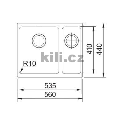 D�ez SID 160/2, 3 1/2" �ed�, bez odkapu, spodn�