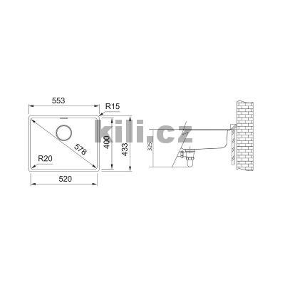 D�ez MRG 110-52 3 1/2" sahara, bez odkapu, spodn�