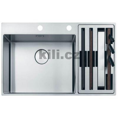 D�ez Box Center BWX 220/620-54-27/7, 3 1/2" nerez, odkap vlevo, horn�