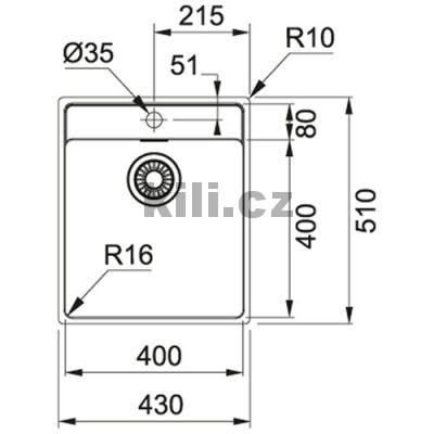 D�ez MRX 210/610-40TL 3 1/2" 430x510mm