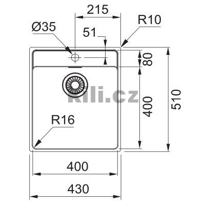 D�ez MRX 210/610-40TL 3 1/2" 430x510mm