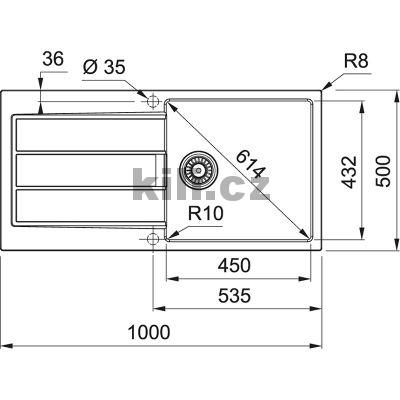 D�ez S2D 611-100, 3 1/2" �ern�, oto�n�, horn�