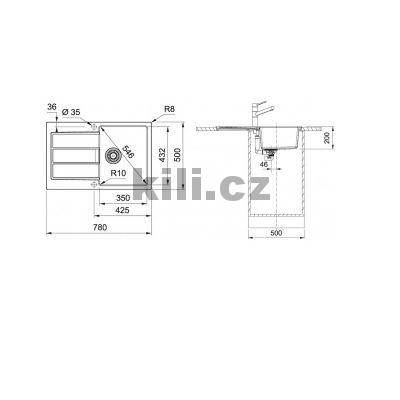 D�ez S2D 611-78, 3 1/2" b�ov�, oto�n�, horn�