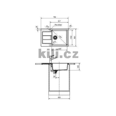 Set T106BE d�ez S2D 611-78 XL b�ov� + baterie FP 9000.031 chrom
