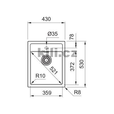 Set T113� d�ez SID 610-40 �ern� + baterie FS 3230.031 LINA SMART chrom