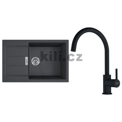 V�ce informac� o v�robku Set T124� d�ez S2D 611-78 XL �ern� + baterie FC 6018.901 LINA Matn� �ern�