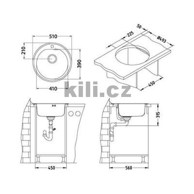 D�ez Form 30 3 1/2" SAT, hloubka 155 mm