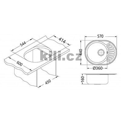 D�ez Ciklo 10 nerez texturovan� 3 1/2"