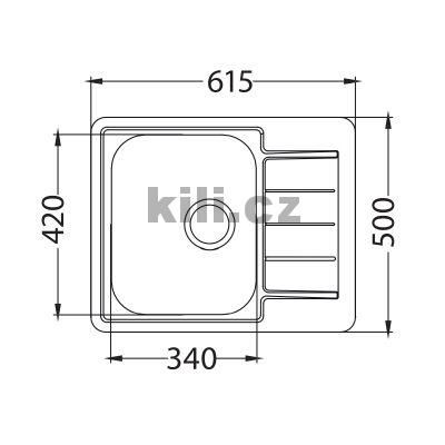 D�ez Line 110 nerez matn� 3 1/2"