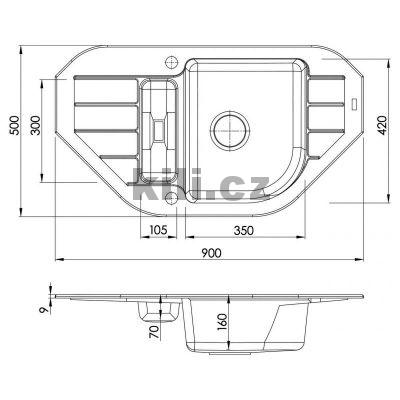 D�ez Niagara 60 3 1/2" Granital plus steel 04