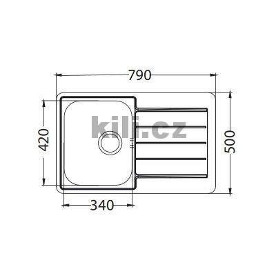 D�ez Line 80 3 1/2" MAXIM nerez SAT