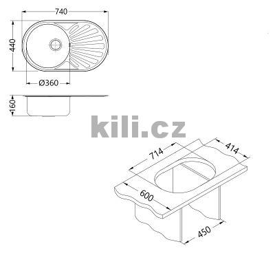 D�ez Ciklo 20, 3 1/2" nerez matn�, oto�n�, horn�