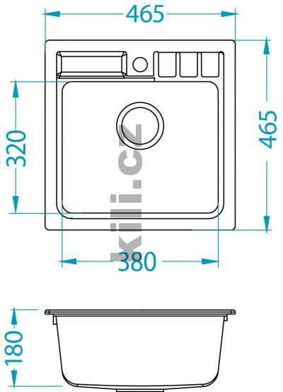 Set D�ez Niagara 20 black + baterie Nina black