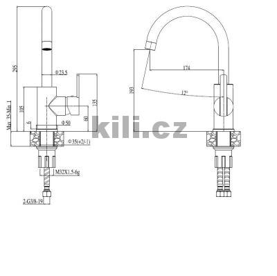 Set D�ez Rock 30 I 3 1/2"concrete 81 + baterie Tonia concrete