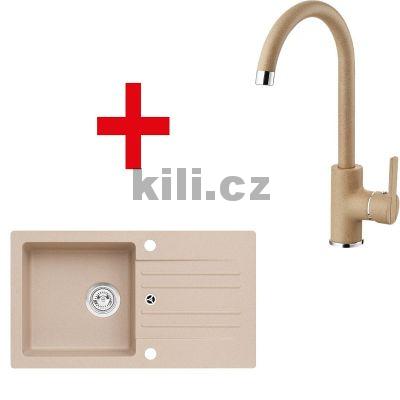 V�ce informac� o v�robku Set D�ez Cortina 140 I 3 1/2" beige 55 + baterie Tonia beige