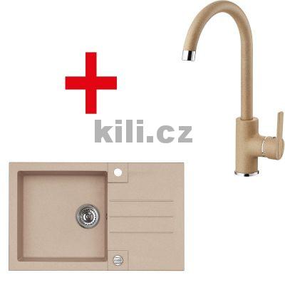 V�ce informac� o v�robku Set D�ez Rock 130 beige 55 3 1/2" + baterie Tonia beige 55