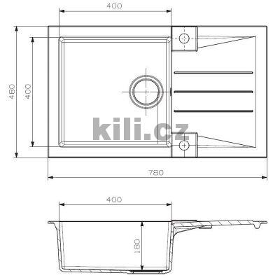 Set D�ez Rock 130 beige 55 3 1/2" + baterie Tonia beige 55